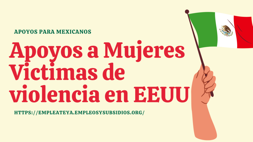 Apoyos a mujeres victimas de violencia en EEUU